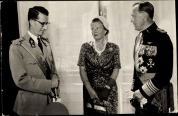CPA Roi Baudouin Von Belgien, Juliana Der Niederlande 1959 - Royal Families