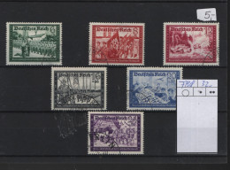 Deutsches Reich  Michel Kat.Nr Gest 773/778 - Used Stamps