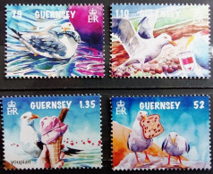 Guernsey 2022, Seagulls, MNH Stamps Set - Guernesey