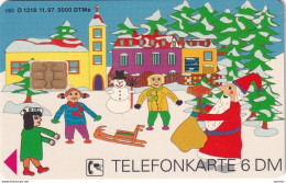 GERMANY - Santa Claus, Stiftung Pfennigparade(O 1218), Tirage 3000, 11/97, Mint - O-Reeksen : Klantenreeksen