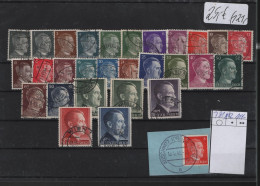 Deutsches Reich  Michel Kat.Nr Gest 781/802 - Used Stamps
