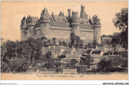 ADEP10-60-0851 - CHATEAU DE PIERREFONDS - Vue Prise De La Route De Compiègne   - Pierrefonds