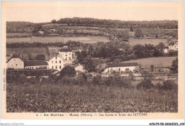 ACNP9-58-0813 - MOUX - Les écoles Et Route Des Settons  - Chateau Chinon