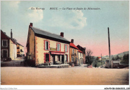 ACNP9-58-0805 - MOUX - La Plage Et Route De Ménessaire - Chateau Chinon