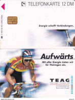 GERMANY - Cycling, TEAG/Thüringer Energie 3(Radrennfahrer)(O 408), Tirage 5000, 06/98, Mint - O-Series : Séries Client