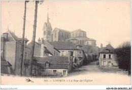 ACNP8-58-0723 - LORMES - La Rue De L'église  - Lormes