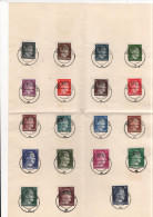 Deutsches Reich  Michel Kat.Nr Gest 781/798 - Used Stamps