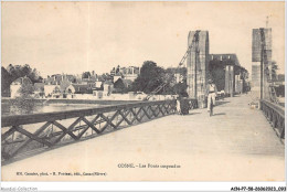 ACNP7-58-0605 - COSNE - Les Ponts Suspendus - Cosne Cours Sur Loire