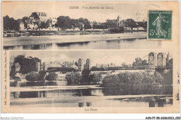 ACNP7-58-0585 - COSNE - Vue Générale Des Quais - Les Ponts  - Cosne Cours Sur Loire