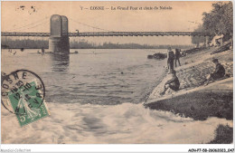 ACNP7-58-0582 - COSNE - Le Grand Pont Et Chute Du Nohain - Cosne Cours Sur Loire