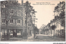 ACNP6-58-0553 - COSNE-SUR-LOIRE - Hôtel De La Gare Et Rue Du 14 Juillet  - Cosne Cours Sur Loire