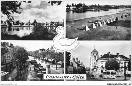ACNP6-58-0516 - COSNE-SUR-LOIRE - Vue Générale - La Plage - Avenue De La République - Rue Saint-jacques - Cosne Cours Sur Loire