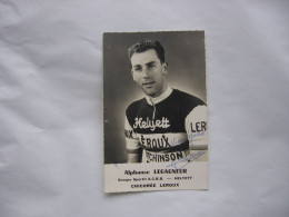 Cyclisme  -  Autographe - Carte Signée Alphonse Legagneur - Wielrennen
