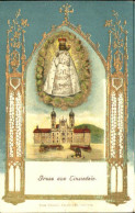 10576378 Einsiedeln SZ Einsiedeln Gnadenbild Kirche Praegedruck X 1909 Einsiedel - Autres & Non Classés