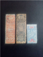 ARGENTINE.1897 - 1906. Timbres Fiscaux / Duty.Oblitérés . " Servicio Consular " - Used Stamps