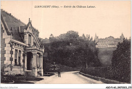 ADEP1-60-0085 - LIANCOURT - Entrée Du Château Latour  - Liancourt