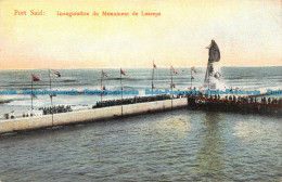 R118427 Port Said. Inauguration Du Monument De Lesseps - Monde