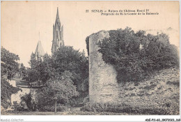 ADEP11-60-1028 - SENLIS - Ruines Du Château Henri IV - Propriété De Mr Le Comte De La Boisserie  - Senlis