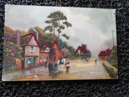 Village, Paysans, Cheval Blanc, Paillettes   (A21) - Chevaux