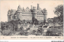 ADEP10-60-0906 - CHATEAU DE PIERREFONDS - Vue Prise De La Route De Compiègne - Pierrefonds