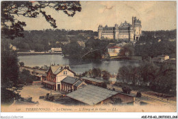 ADEP10-60-0882 - PIERREFONDS - Le Château - L'étang Et La Gare  - Pierrefonds