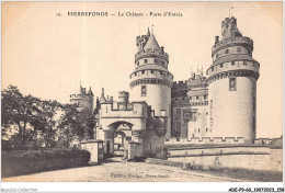 ADEP9-60-0821 - PIERREFONDS - Le Château - Porte D'entrée  - Pierrefonds