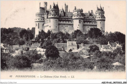 ADEP9-60-0768 - PIERREFONDS - Le Château - Côté Nord  - Pierrefonds