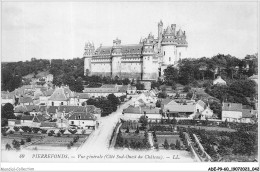 ADEP9-60-0764 - PIERREFONDS - Vue Générale - Côté Sud-Ouest Du Château - Pierrefonds