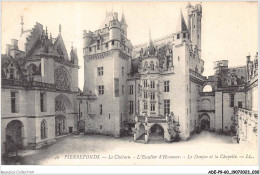 ADEP9-60-0758 - PIERREFONDS - Le Château - L'escalier D'honneur - Le Donjon Et La Chapelle  - Pierrefonds