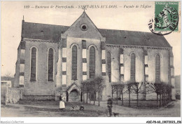 ADEP8-60-0735 - ENVIRONS DE PIERREFONDS - Saint-jean-aux-bois - Façade De L'église  - Pierrefonds