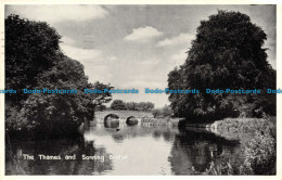 R118451 The Thames And Sonning Bridge. 1951 - Welt