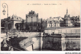 ADEP5-60-0393 - CHANTILLY - Entrée Du Château - Chantilly