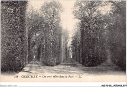 ADEP5-60-0397 - CHANTILLY - Les Trois Allées Dans Le Parc - Chantilly