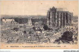 ADEP5-60-0382 - BEAUVAIS - Vue Panoramique De La Cathédrale Et Du Palais De Justice  - Beauvais