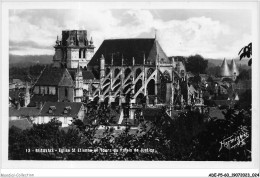 ADEP5-60-0372 - BEAUVAIS - L'église St étienne Et Tours Du Palais De Justice  - Beauvais