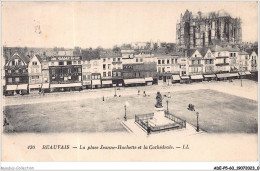 ADEP5-60-0360 - BEAUVAIS - La Place Jeanne-hachette Et La Cathédrale - Beauvais