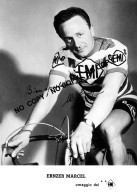 PHOTO CYCLISME REENFORCE GRAND QUALITÉ ( NO CARTE ), MARCEL ERNZER TEAM EMI 1959 - Wielrennen