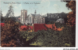 AEYP4-60-0289 - CHAUMONT-en-VEXIN - Oise - L'église Et Le Presbytère  - Chaumont En Vexin