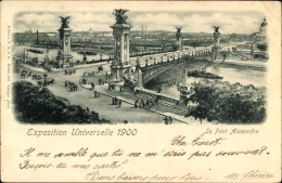 Lithographie Paris VIII, Weltausstellung 1900, Pont Alexandre - Andere & Zonder Classificatie