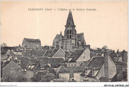 AEYP3-60-0186 - CLERMONT - Oise - L'église Et La Maison Centrale   - Clermont