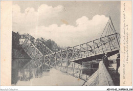 AEYP2-60-0102 - Guerre De 1914 - Le Pont De CREIL Détruit Par Le Génie Français à L'approche Des Allemands - A R - Creil