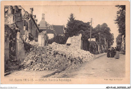 AEYP1-60-0087 - 146 Guerre 1914-15 - SENLIS - Rue De La République  - Senlis