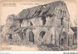 AEYP1-60-0068 - Guerre De 1914-1918 - Environs COMPIEGNE - TRACY-LE-VAL - L'église   - Compiegne