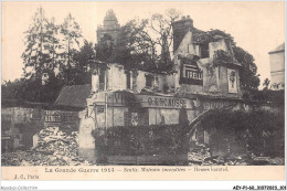 AEYP1-60-0052 - La Grande Guerre 1914 - SENLIS Maisons Incendiées - Senlis