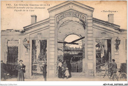 AEYP1-60-0053 - La Grande Guerre 1914-15 - SENLIS Incendié Par Les Allemands - Façade De La Gare - Senlis