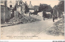 AEYP1-60-0002 - SENLIS - Guerre Septembre 1914 - Rue De La République  - Senlis