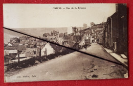 CPA - Onival - Rue De La Réunion - Onival