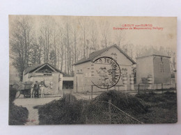 CROUY-SUR-OURCQ (77) : Entreprise De Maçonneries Deligny - 1906 - Belle Animation Attelage - Otros & Sin Clasificación