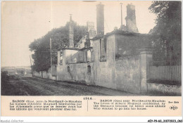 AEYP9-60-0771 - BARON - Oise - Près De NANTHEUIL-LE-HAUDOIN - La Maison D'alberic Magnard Bombardée Par Les Allemands  - Nanteuil-le-Haudouin