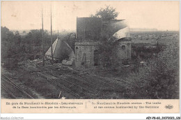 AEYP8-60-0733 - En Gare De NANTHEUIL-LE-HAUDOIN - Les Réservoirs De La Gare Bombardés Par Les Allemands  - Nanteuil-le-Haudouin